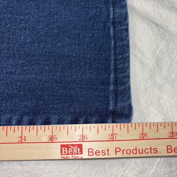 Joe's Jeans Dark Blue Flare & Wide Leg - Picture 6 of 9